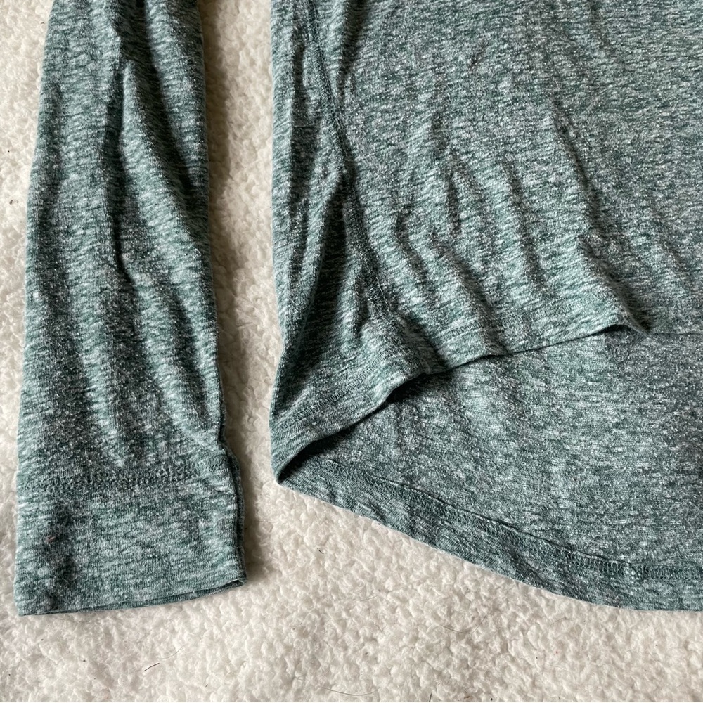 C&S Blue Green Long Sleeve Woman’s Cropped Shirt Size XS - Picture 4 of 5